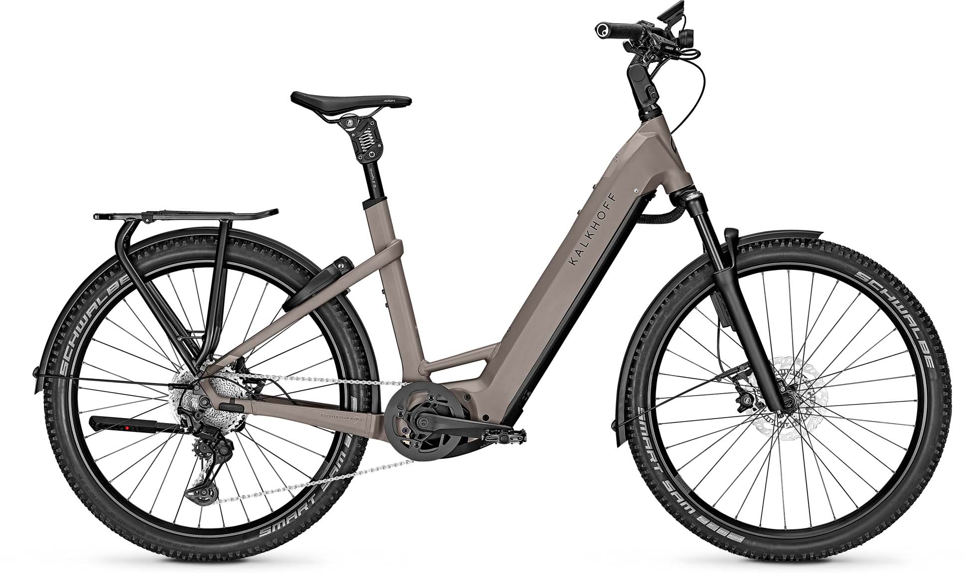 Kalkhoff Entice 7.B Advance+ ABS moonstonegrey matt 2024 - E-Bike Hardtail Mountainbike Easy Entry