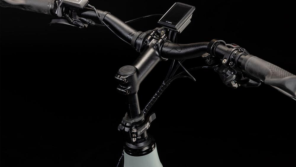 Cube Longtail Sport Hybrid 1350 swampgrey´n´reflex 2024 - BySchulz Speedlifter Classic Vorbau