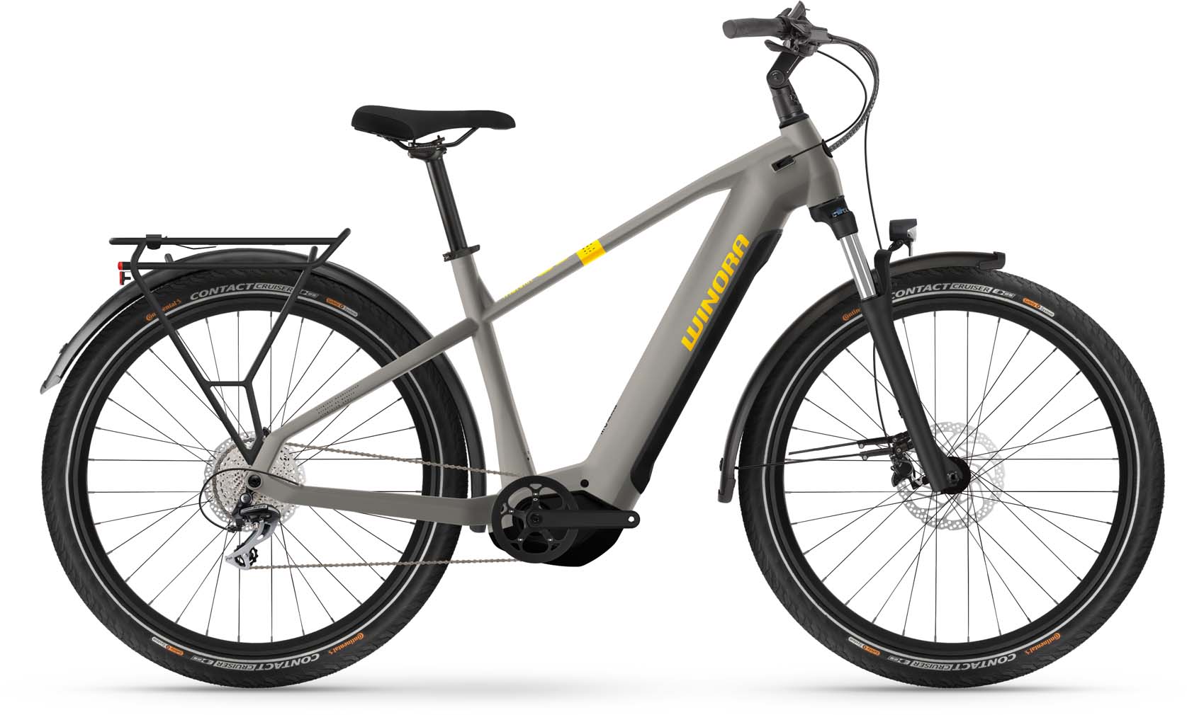 Winora Yucatan X8 Quarz matt 2024 - Touring E-Bike Men