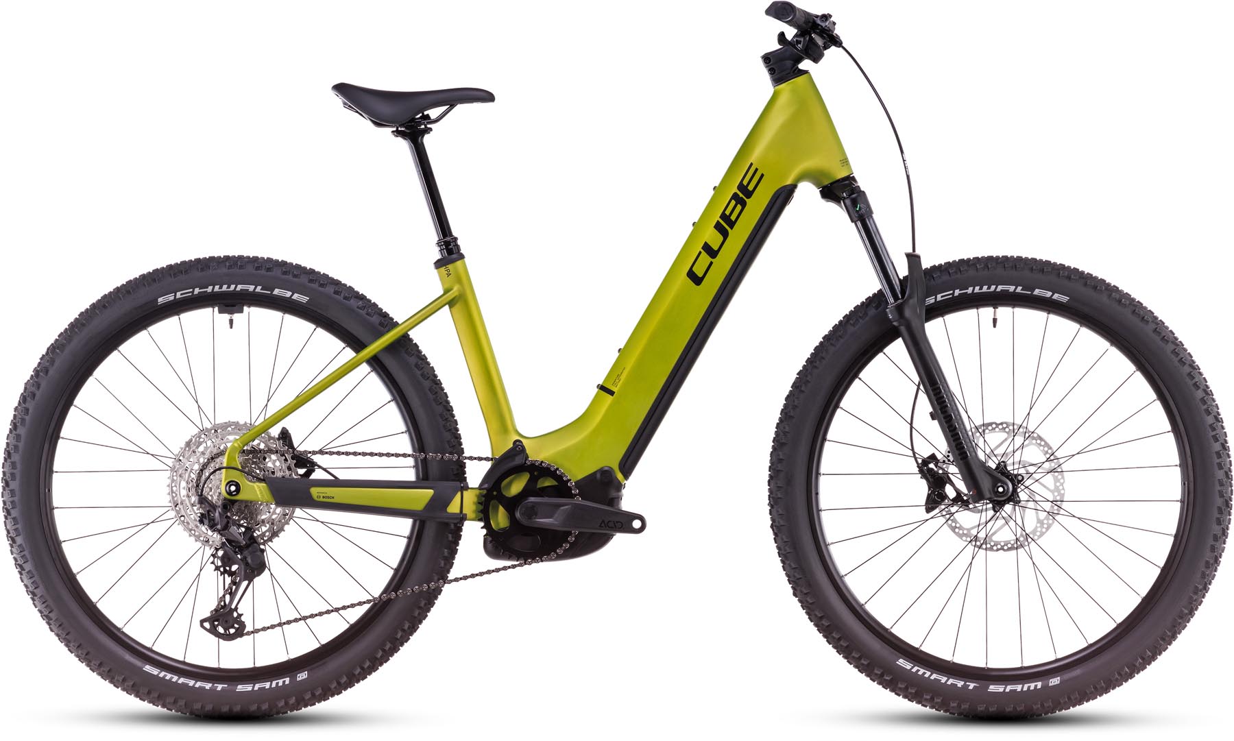 Cube Reaction Hybrid Race 800 lizard n black 2025 - E-Bike Hardtail Mountainbike Easy Entry