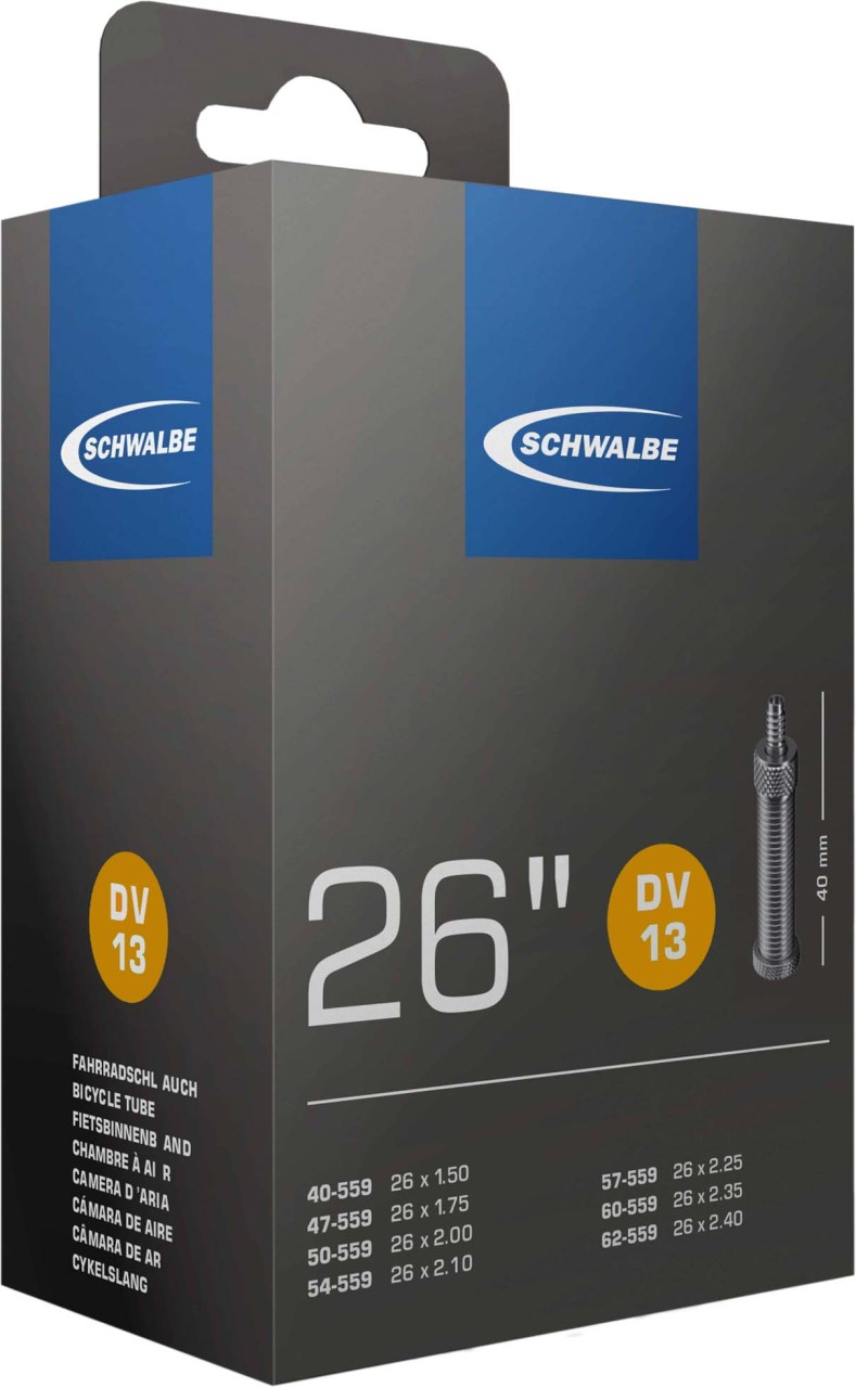 Schwalbe Tube 26x1.5-2.5 S DV13, No. 13 (26")