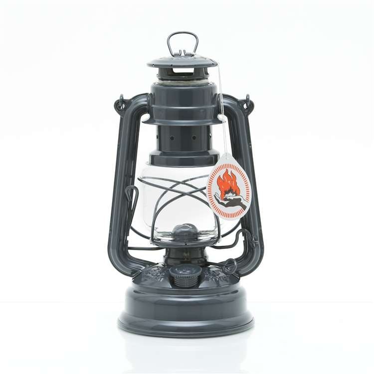 Feuerhand Storm lantern 276 anthracite gray