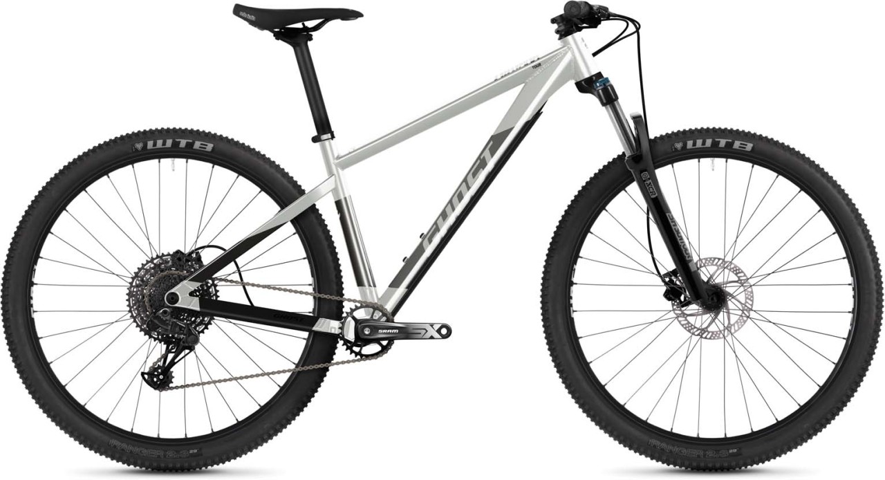 Ghost Nirvana Tour SF light grey pearl / dark grey glossy 2023 - Hardtail Mountainbike