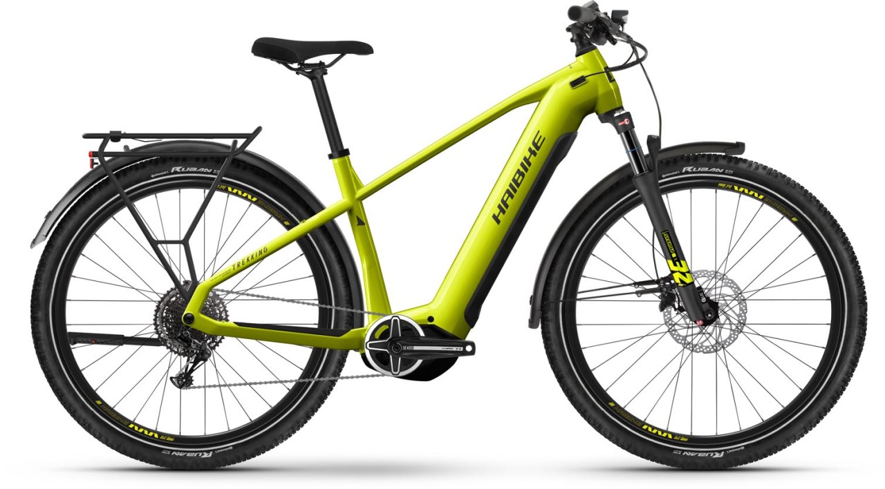 Haibike Trekking 5 lime / black gloss 2024 - Touring E-Bike Men