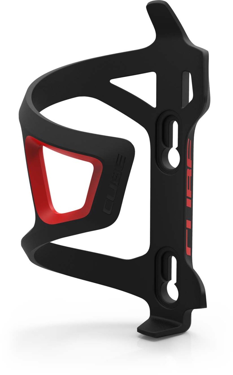 Cube Bottle cage HPP Sidecage black n red
