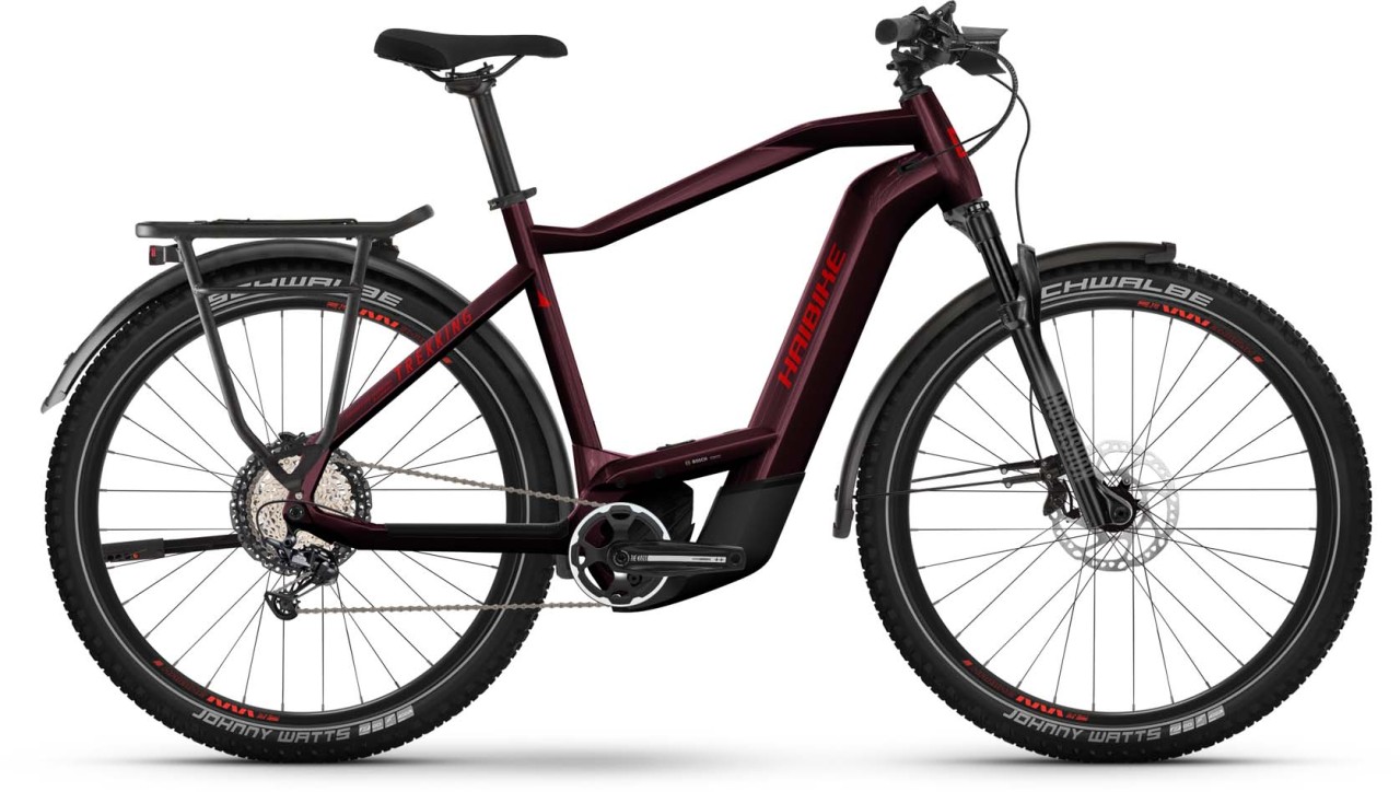 Haibike Trekking 11 tuscan/neon red gloss 2023 - Touring E-Bike Men