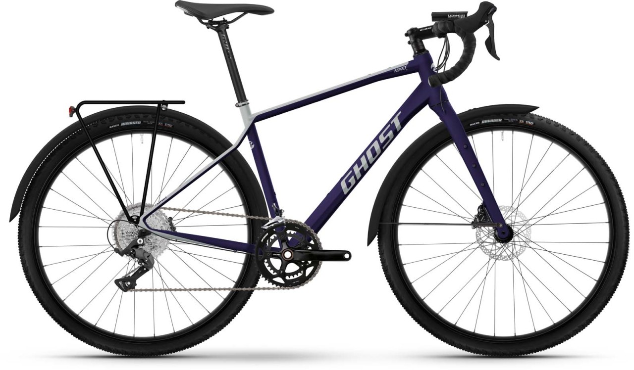 Ghost Asket EQ very dark purple / light grey 2023 - Gravel bike