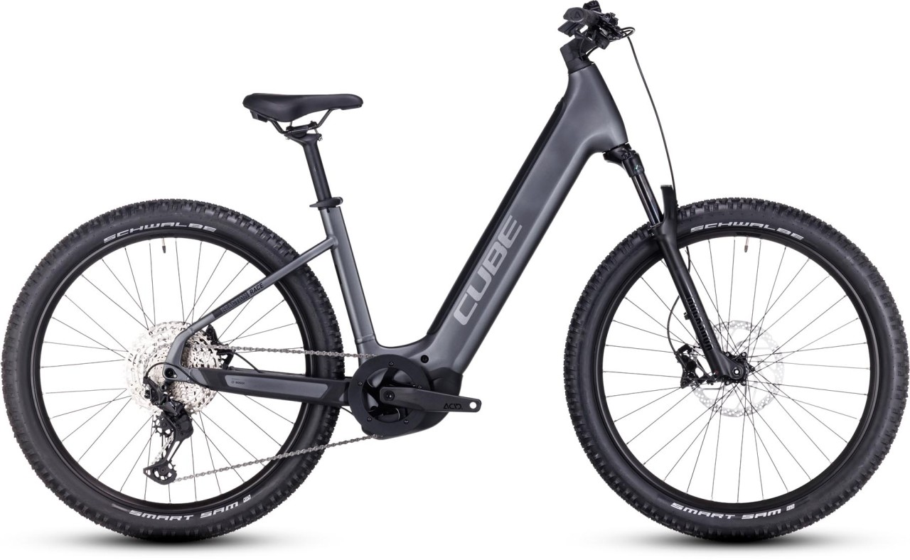 Cube Reaction Hybrid Race 625 grey n metal 2024 - E-Bike Hardtail Mountainbike Tiefeinsteiger