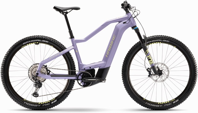 Haibike E-Bike Hardtail Mountainbike Lila Lemon