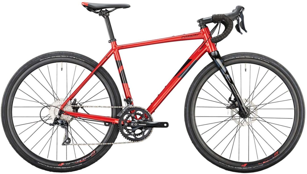 Conway GRV 3.0 red metallic / black metallic 2022 - Gravel bike
