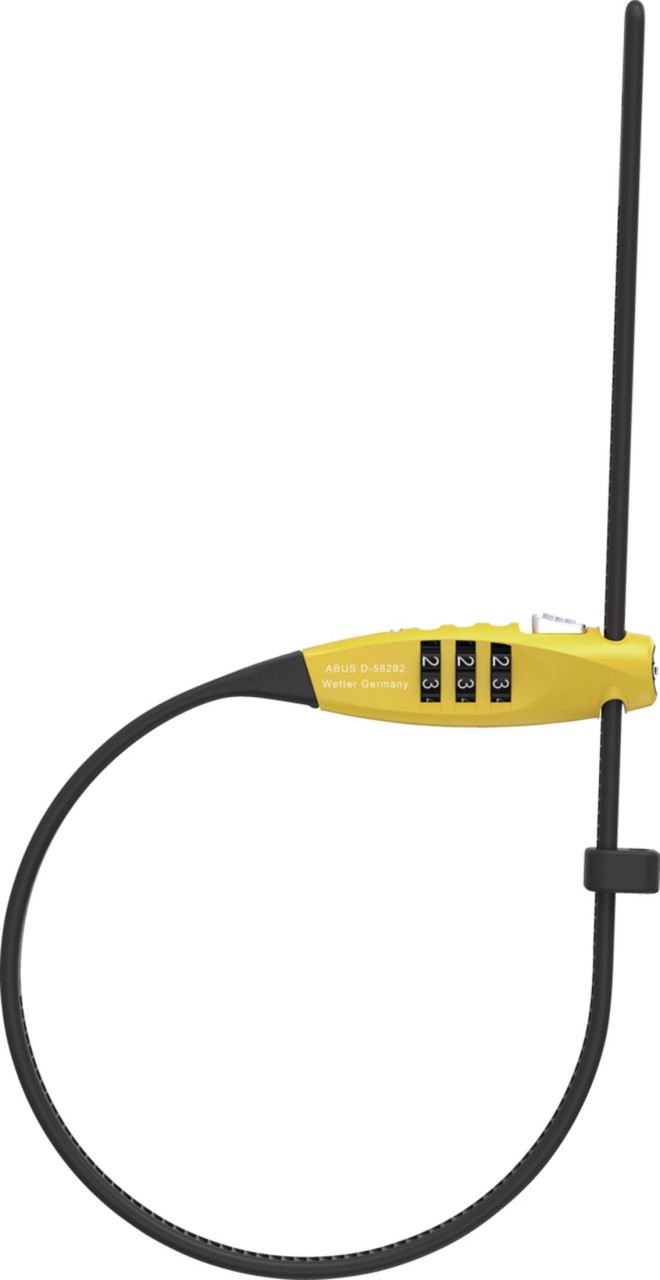 Abus Combiflex TravelGuard yellow