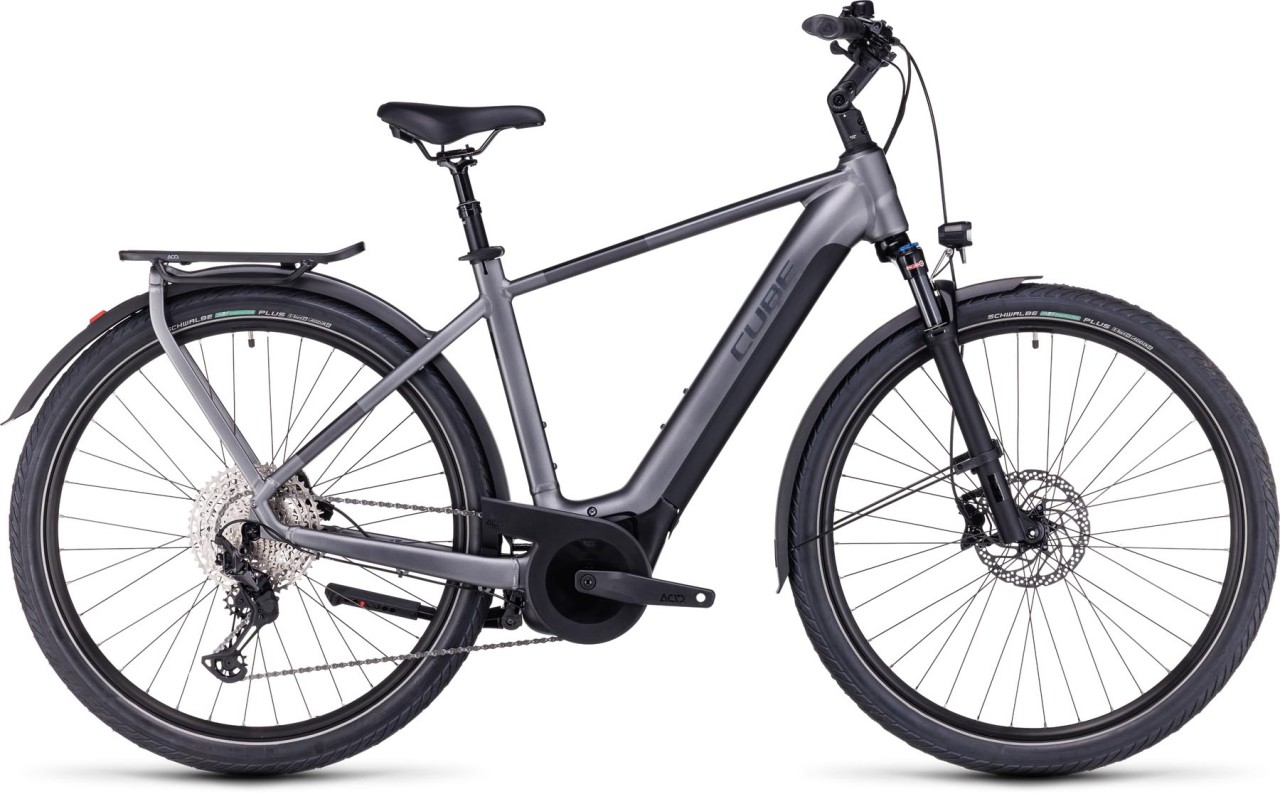 Cube Touring Hybrid EXC 625 grey n metal 2024 - Touring E-Bike Men