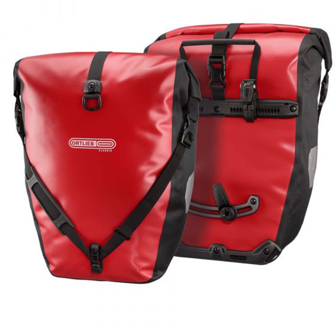Ortlieb Back-Roller Classic bike bag, red-black