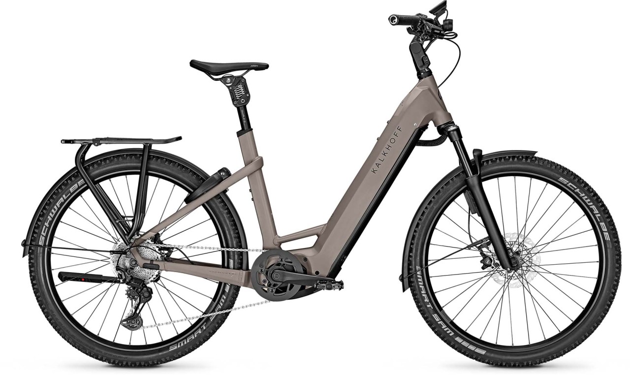 Kalkhoff Entice 7.B Advance+ ABS moonstonegrey matt 2023 - E-Bike Hardtail Mountainbike Easy Entry