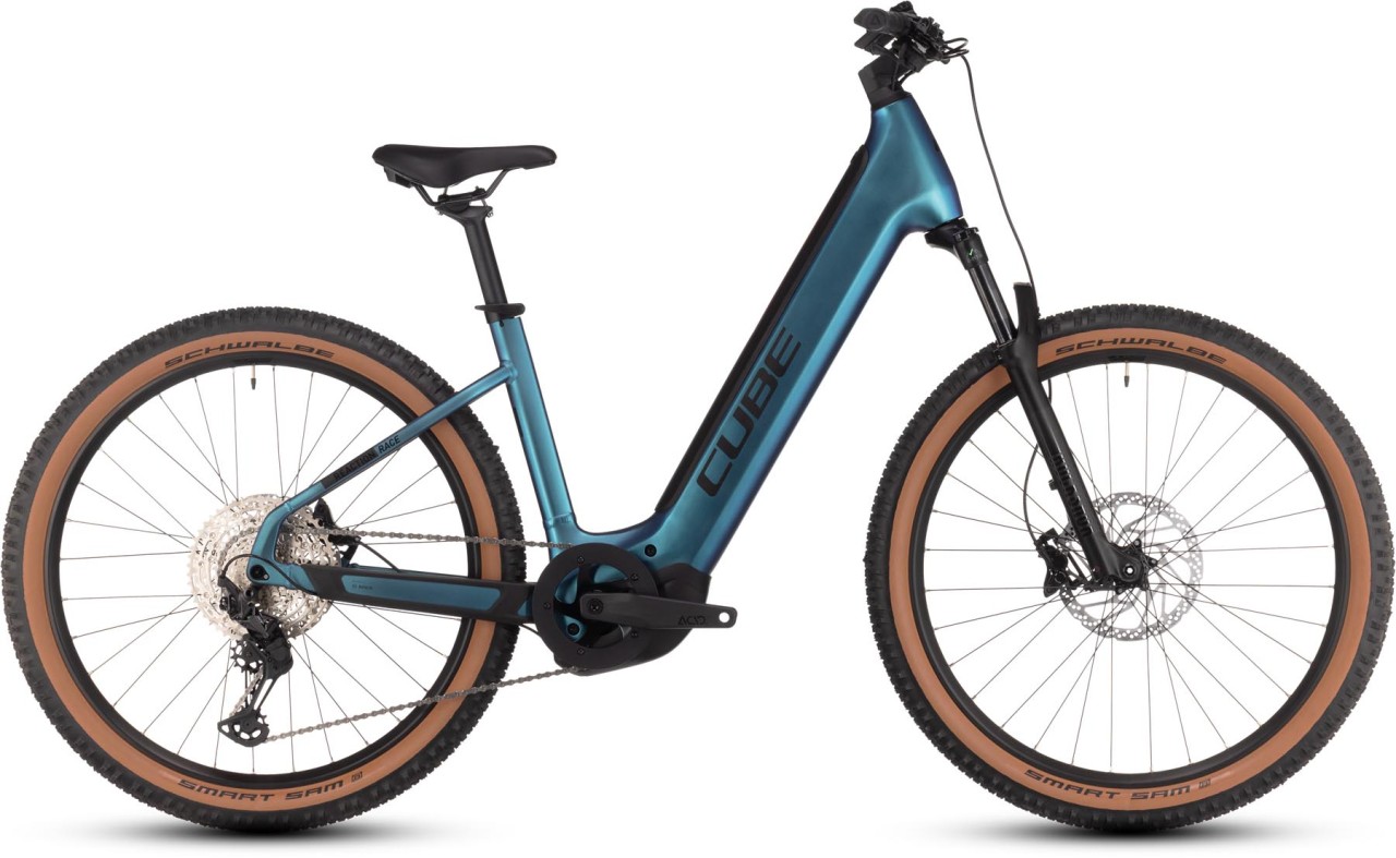 Cube Reaction Hybrid Race 625 switchblue n black 2024 - E-Bike Hardtail Mountainbike Tiefeinsteiger