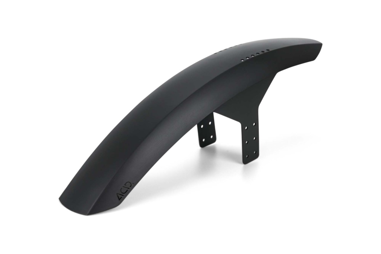 ACID Mudguard Mud Blocker, front, long, black