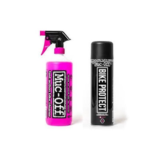 Muc-Off Cleaning and care spray Duo Pack