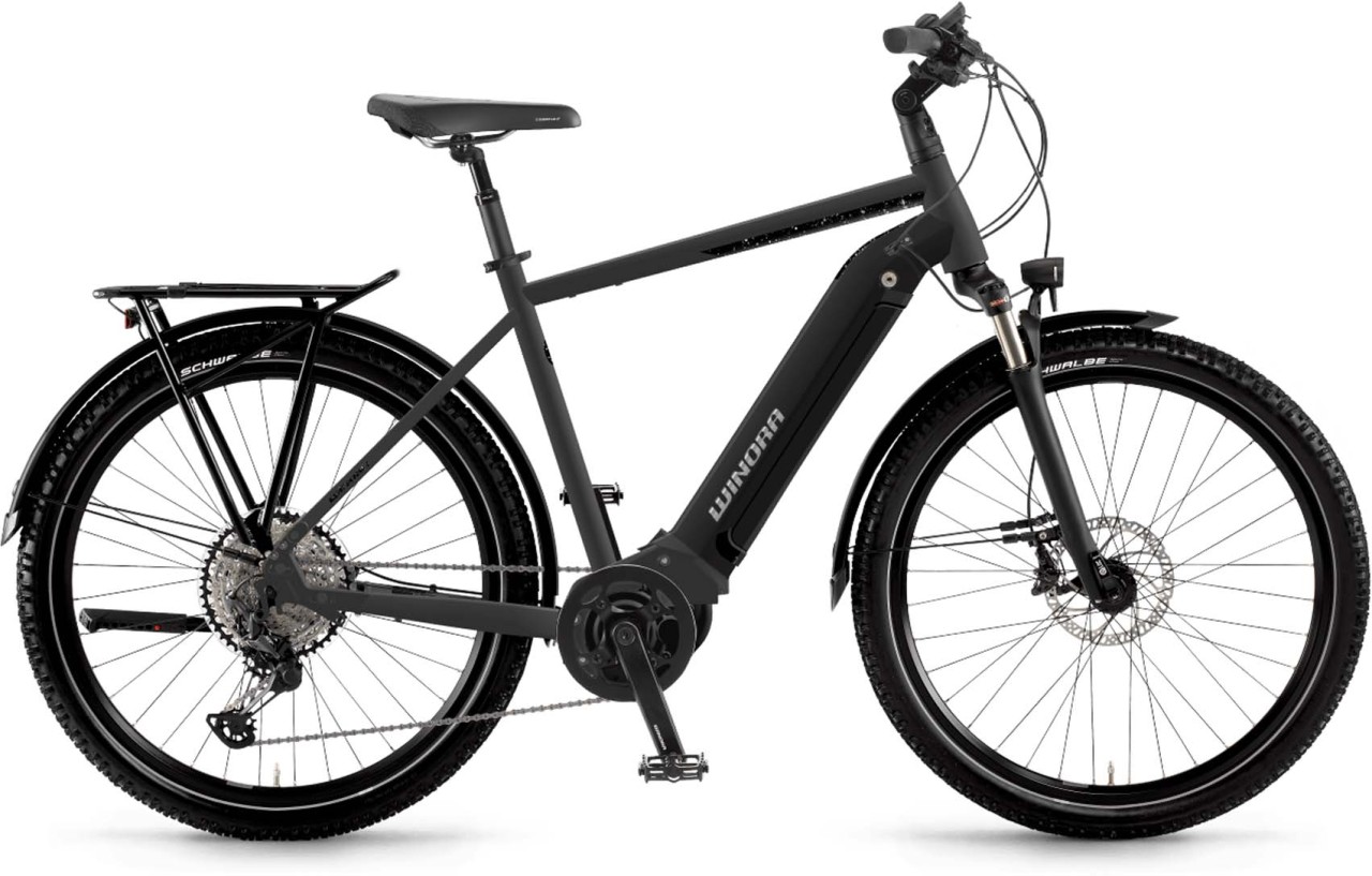 Winora Yucatan 12Pro i630Wh black matt 2022 - Touring E-Bike Men