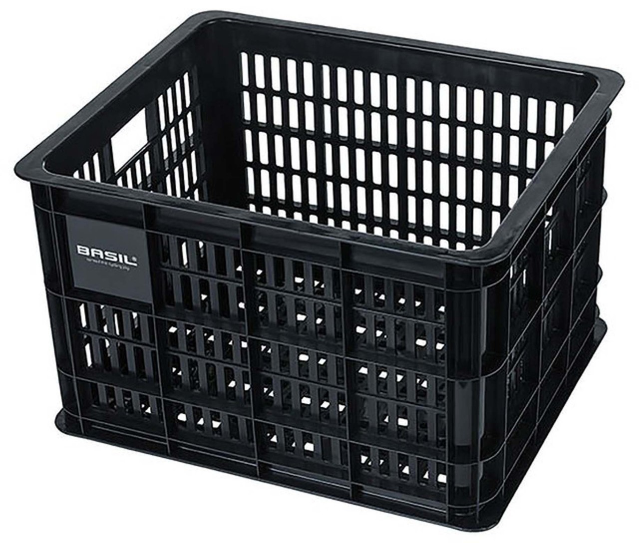 Basil Bicycle Crate M 33 liters, black