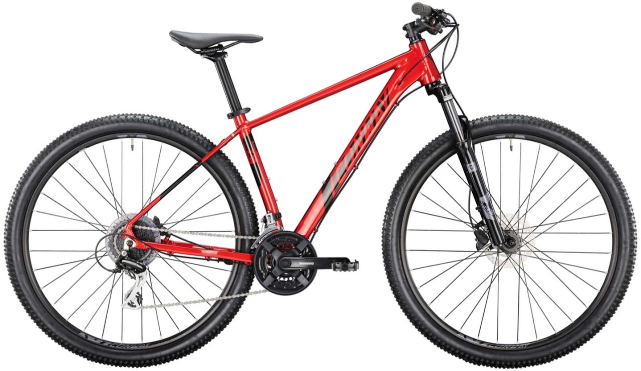 Conway MS 4.9 red metallic / black metallic 2022 - Hardtail Mountainbike