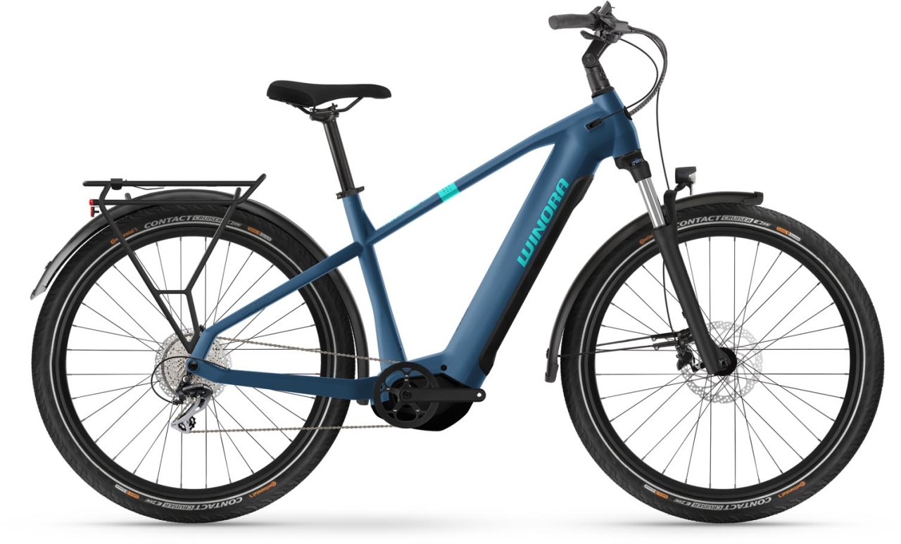 Winora Yucatan X8 Darkblue matt 2024 - Touring E-Bike Men