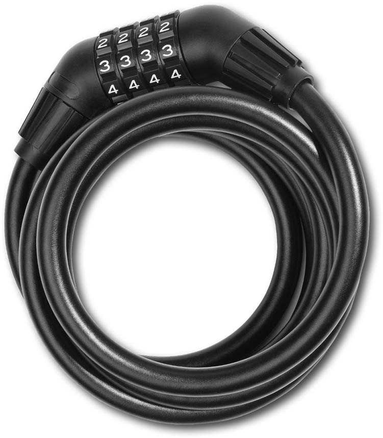 RFR Spiral combination lock 12 x 1800 mm black n white