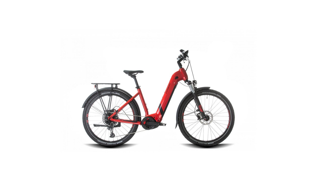Conway Cairon C 3.0 625Wh red metallic / black metallic 2023 - E-Bike Hardtail Mountainbike Easy Entry