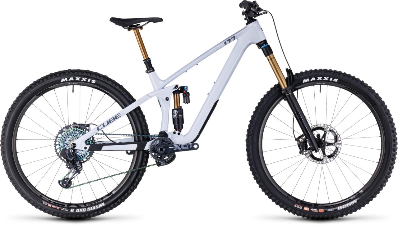 Cube Stereo ONE77 C:68X SLT 29 flashwhite n grey 2024 - Fully Mountainbike