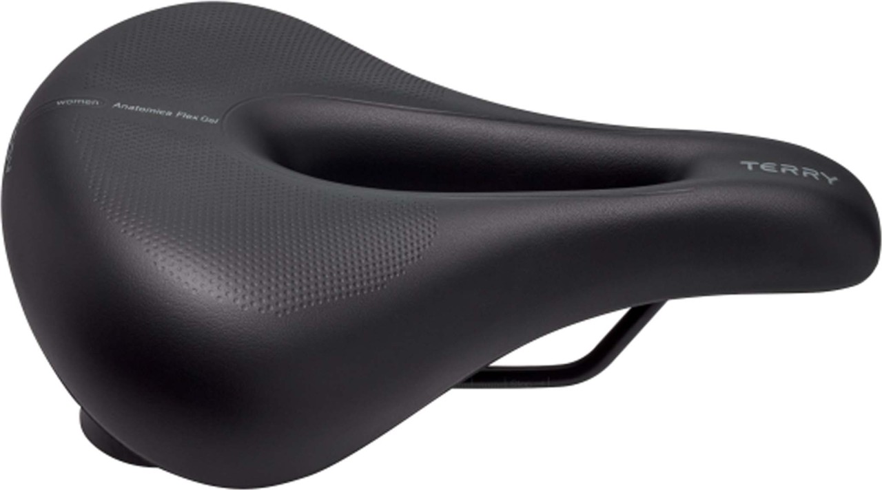 Terry Trekking Saddle Anatomica Flex Gel Women, black