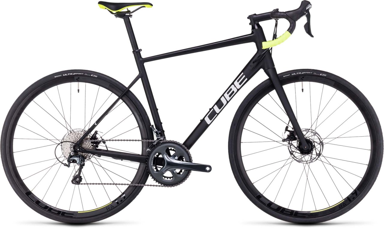 Cube Attain Race black n white 2023 - Road Bike Aluminum Men - with damages in paintwork