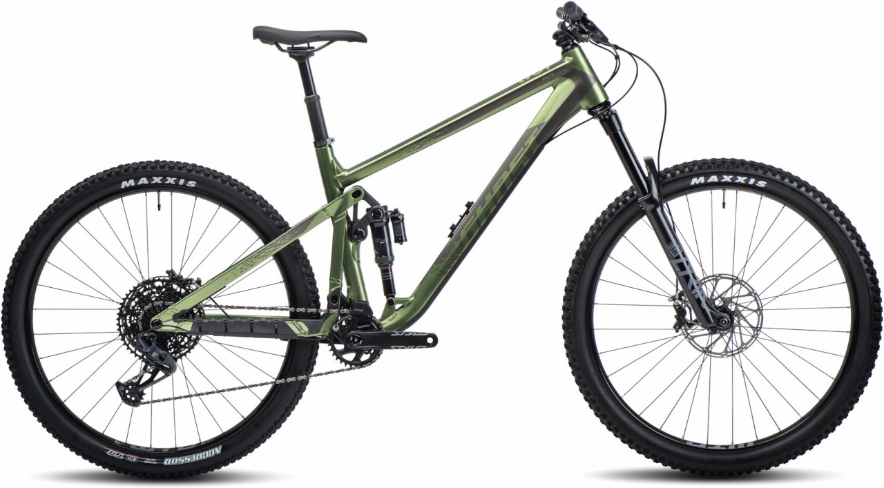 Ghost Riot AM AL Universal olive / warm stone glossy 2022 - Fully Mountainbike - with damages in paintwork