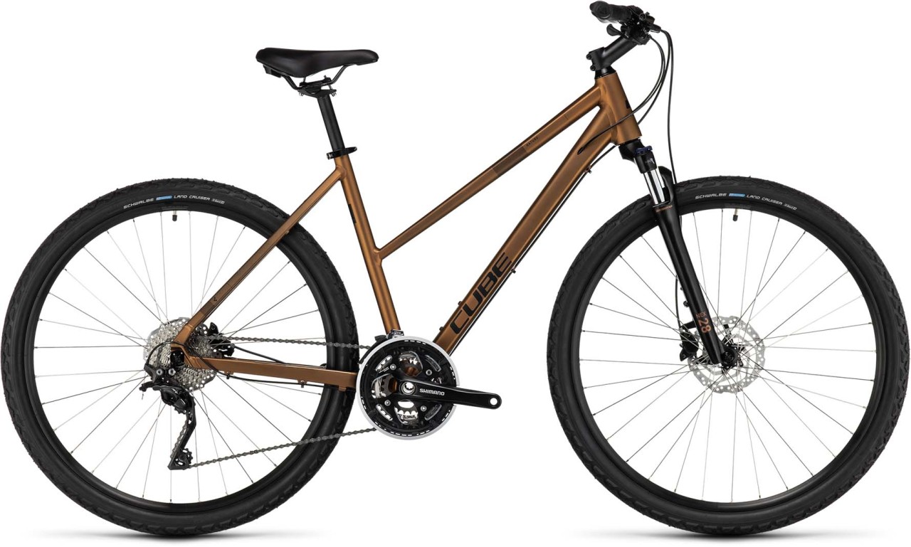 Cube Nature Pro gold n black 2023 - Cross Bike Women - with damages in paintwork