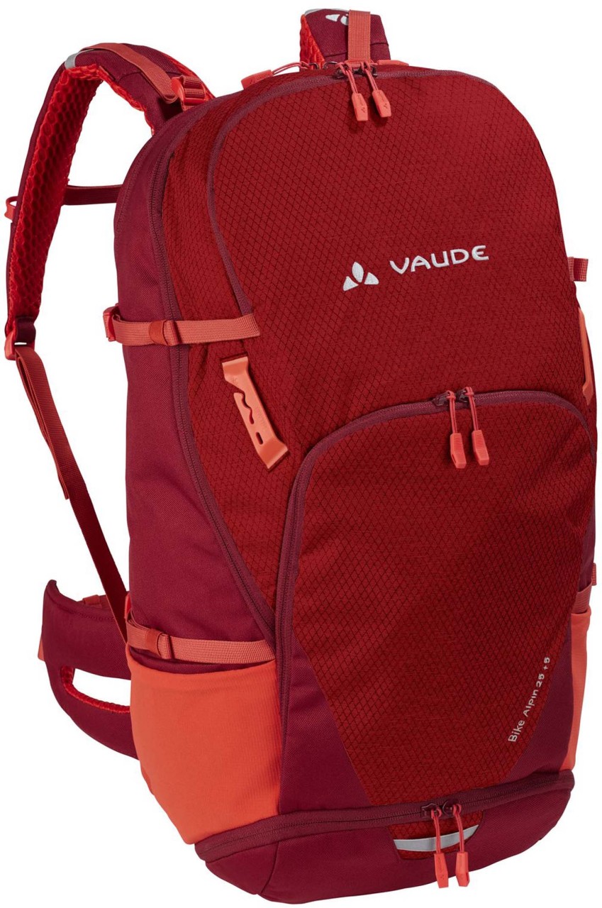 Vaude Bike Alpine 25+5 bike backpack, salsa