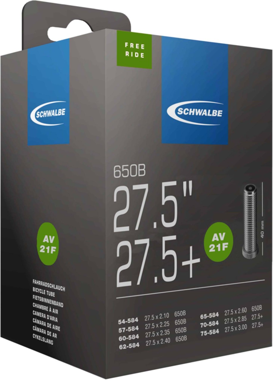 Schwalbe Tube 27.5x2.1-3.0 S AV21F Light 54/75-584