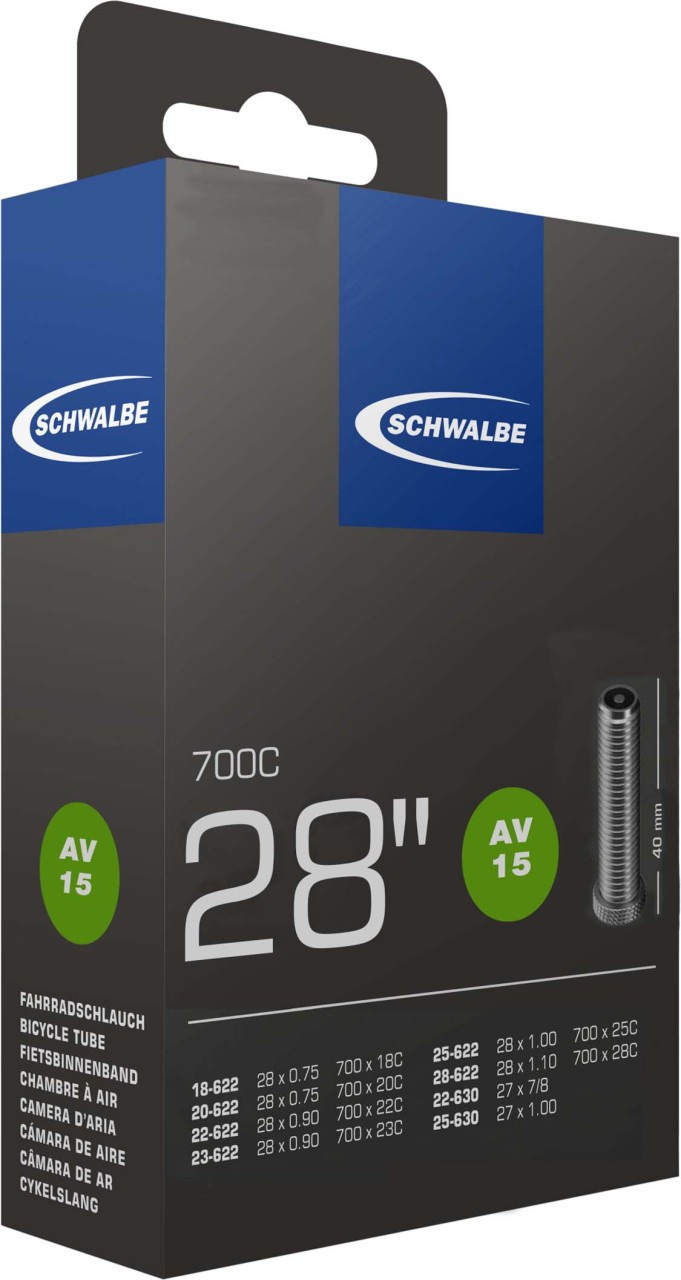 Schwalbe Tube AV No. 15 28"/700C