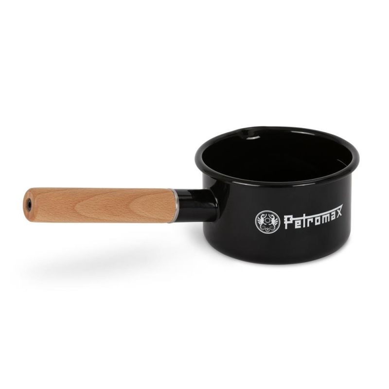 Petromax Enamel saucepan black - 0.5 liters