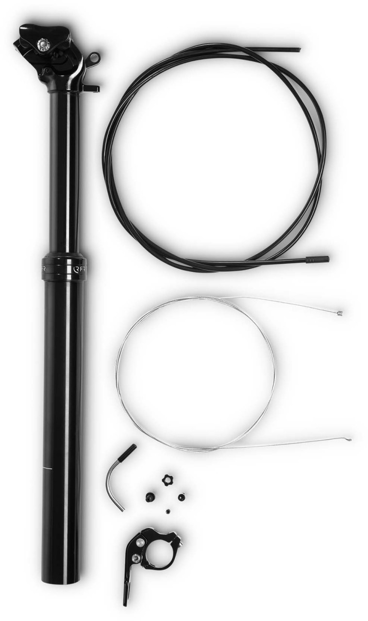 RFR Telescopic seat post PRO "Outside" black - 31.6 mm x 425 mm