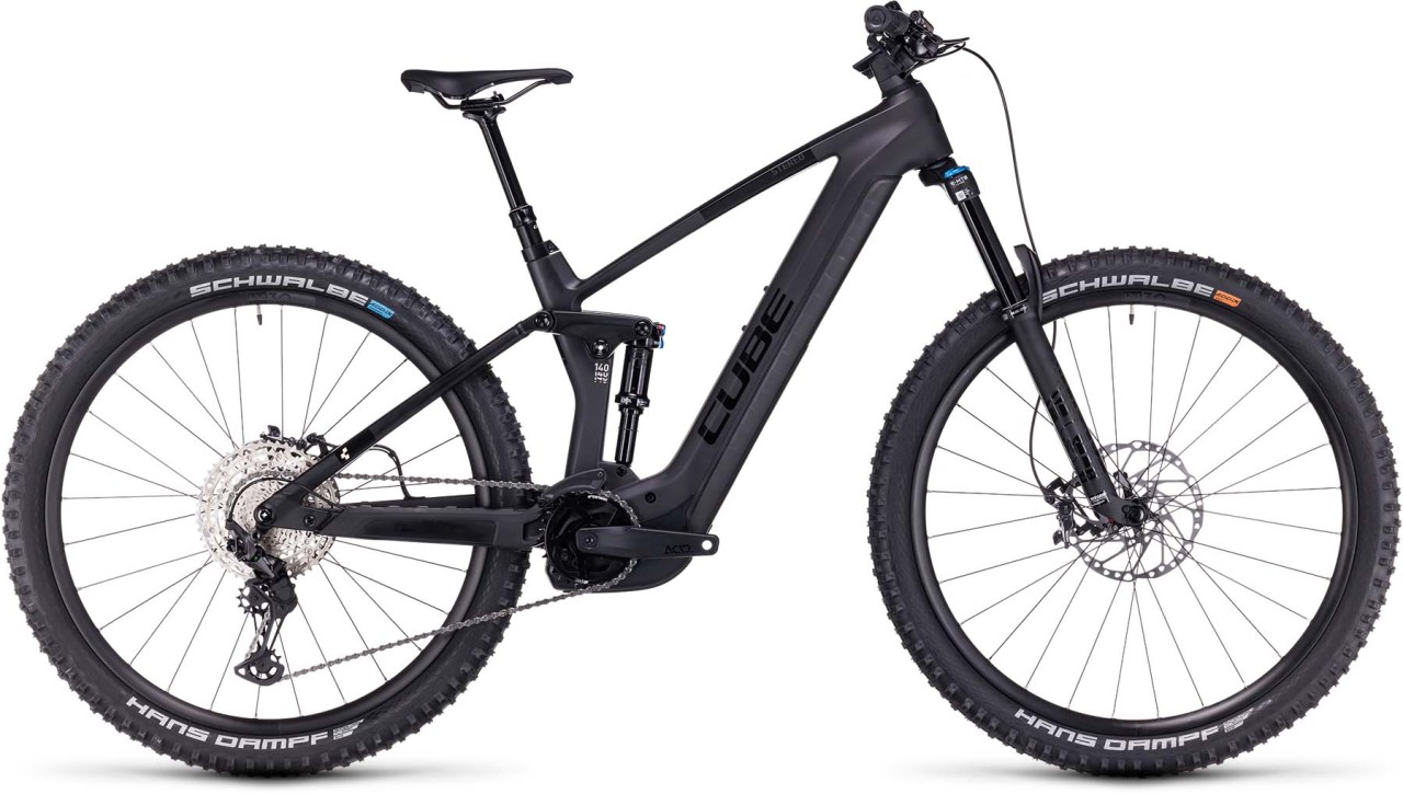 Cube Stereo Hybrid 140 HPC SLX 750 carbon n reflex 2023 - E-Bike Fully Mountainbike - with damages in paintwork