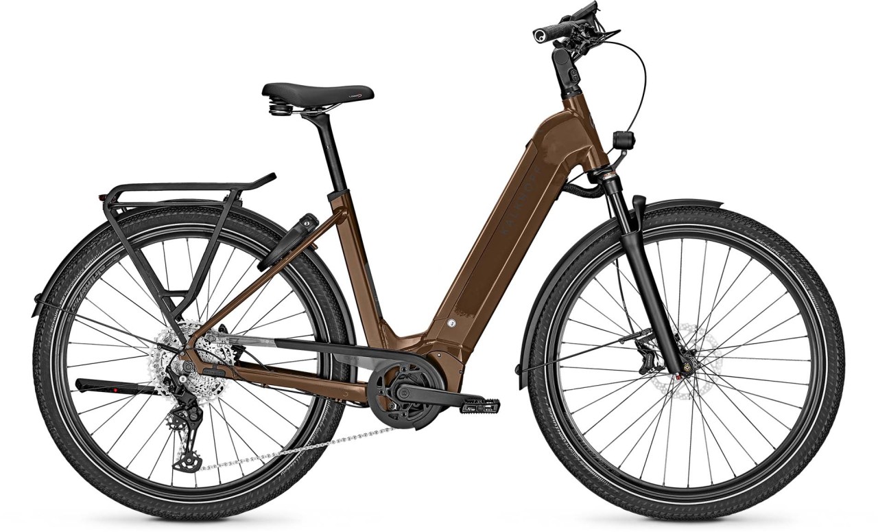 Kalkhoff Endeavour 5.B Advance+ goldbrown glossy 2023 - Touring E-Bike Easy Entry