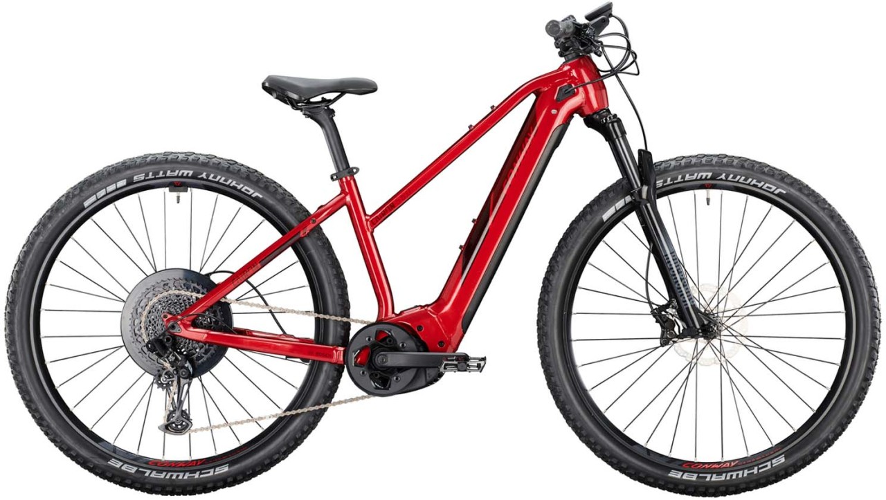 Conway Cairon S 6.0 750 red metallic / shadowgrey metallic 2022 - Damen E-Bike Hardtail Mountainbike Women