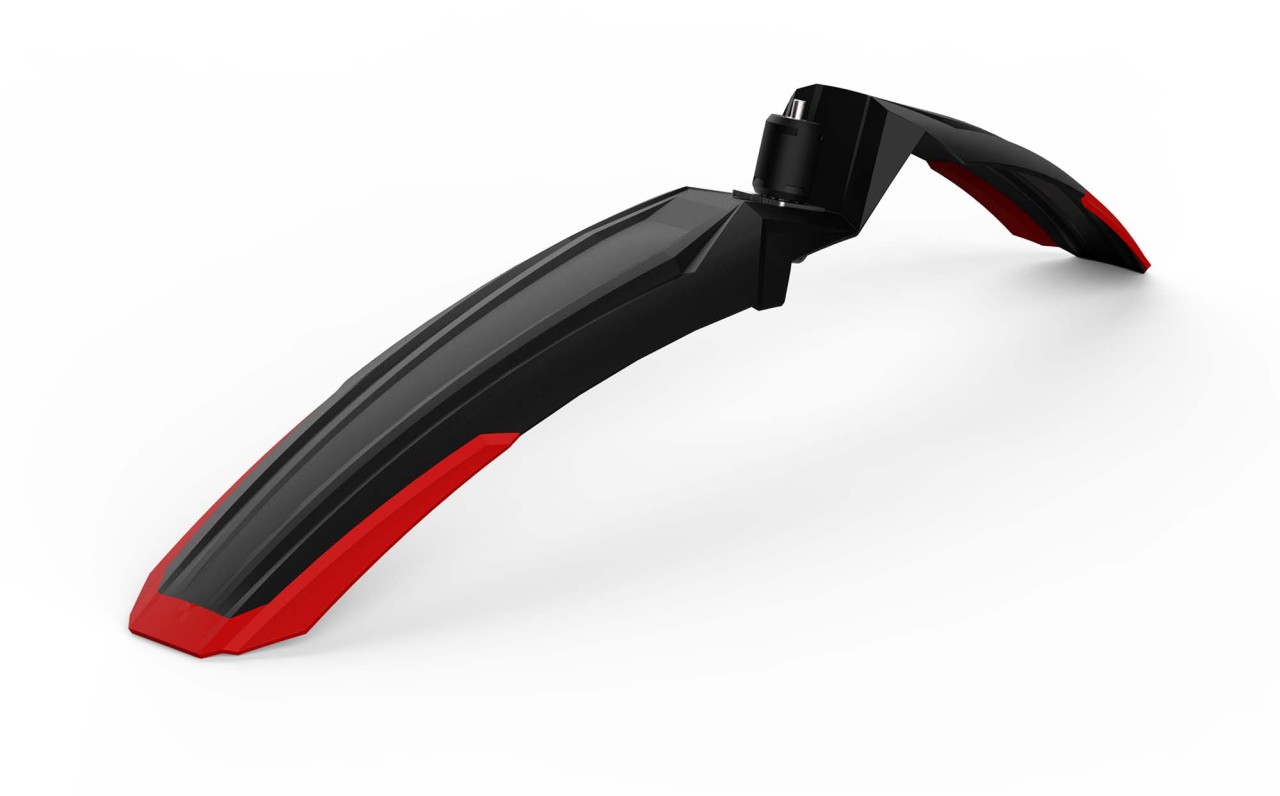 ACID Mudguard VANE front 27.5" black'n'red