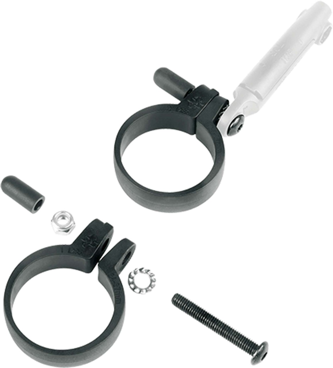 SKS Strut mounting clamps 2 pcs 34.5-37.5mm