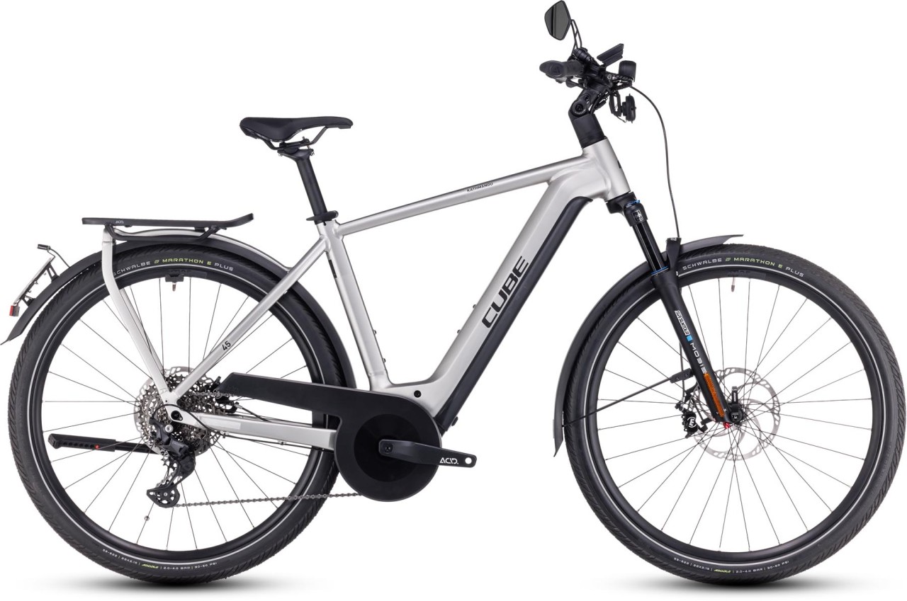 Cube Kathmandu Hybrid 45 750 grey n reflex 2024 - Touring E-Bike Men