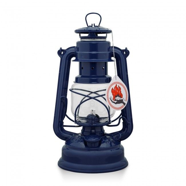 Feuerhand Storm lantern 276 cobalt blue