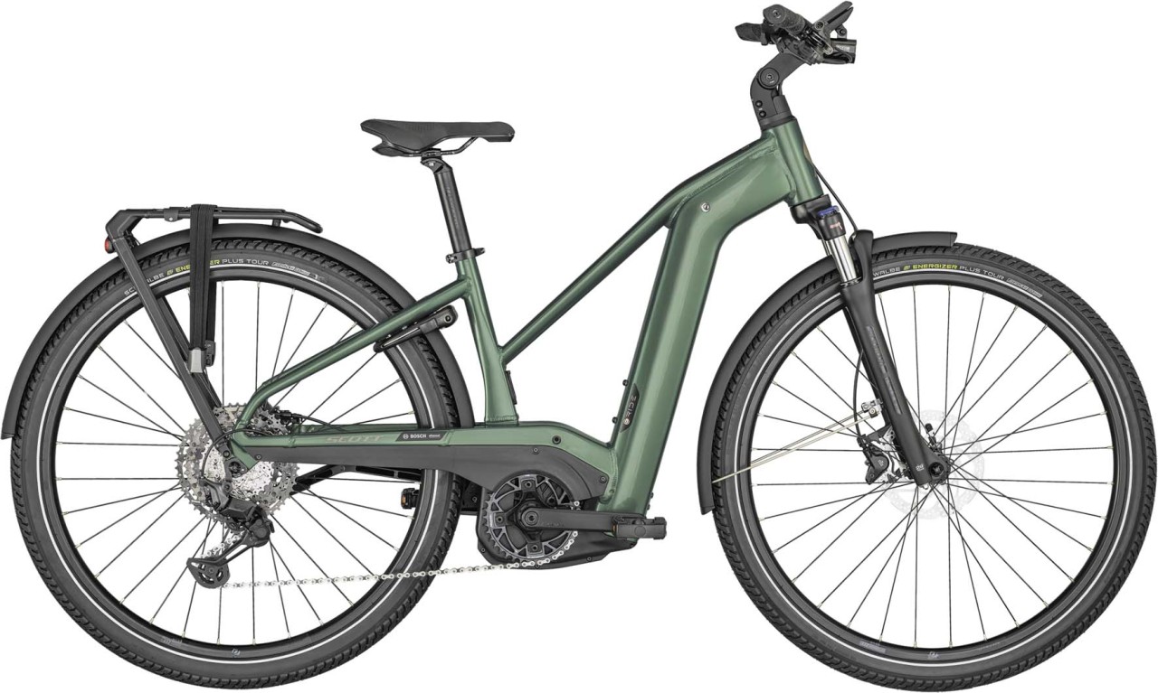 Scott Sub Sport eRIDE 10 Lady Malachite Green 2023 - Touring E-Bike Women