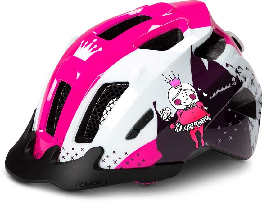Cube Helmet ANT white n pink